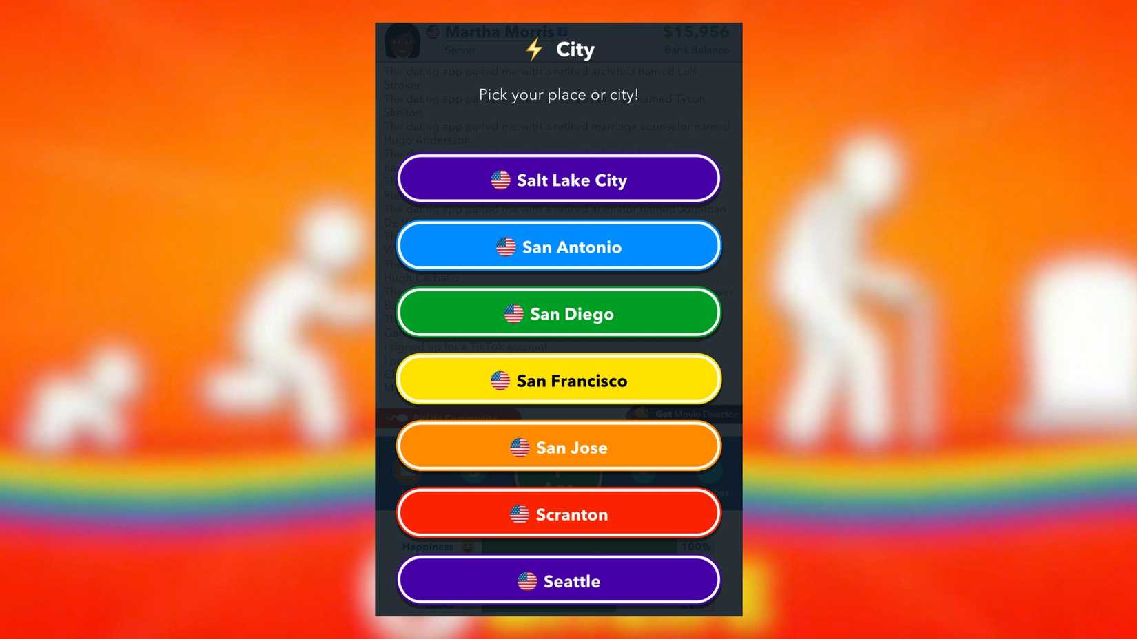 bitlife be born in california hollywood hustler challenge