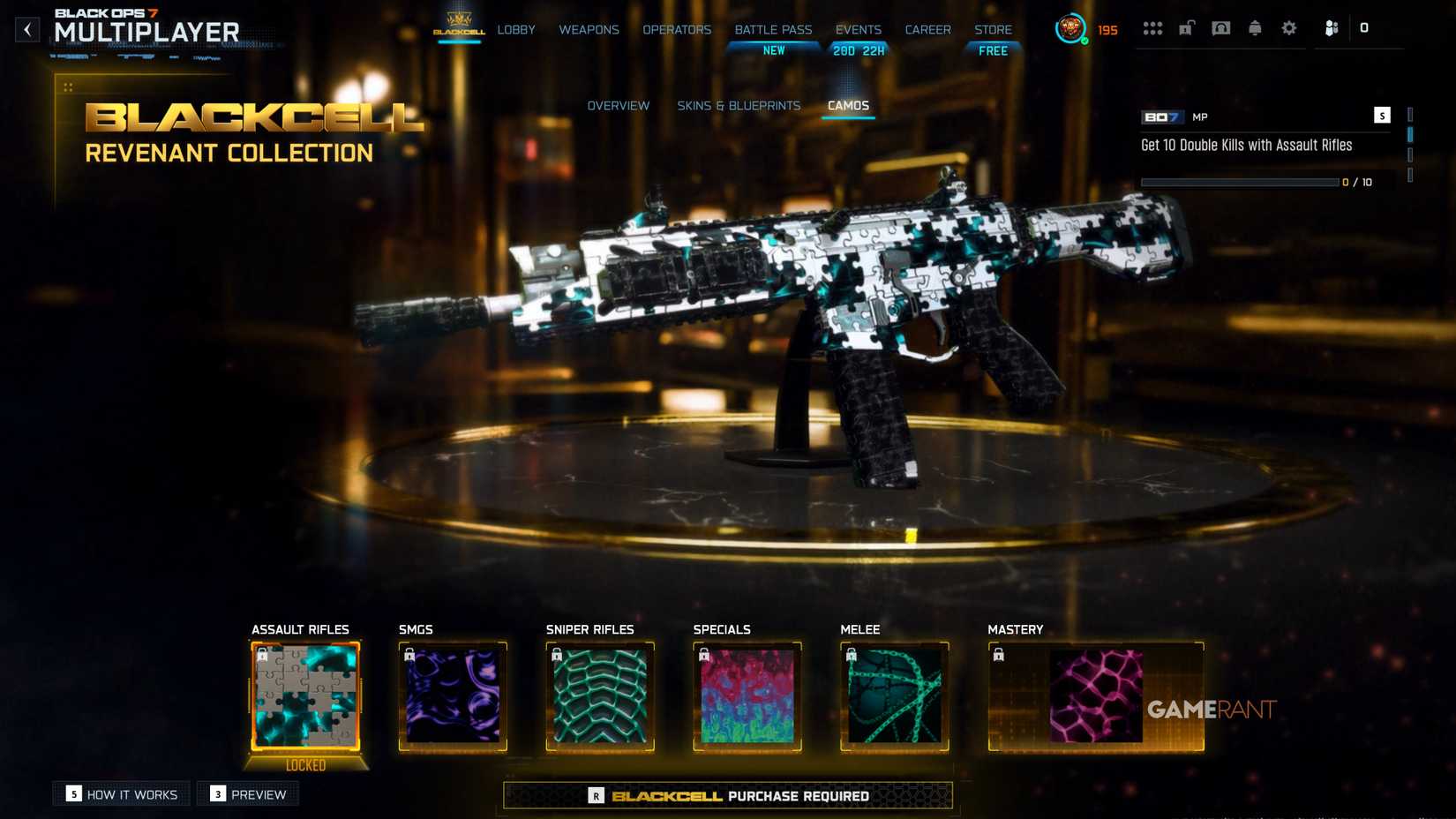 BlackCell Season 6 Camos - Black Ops 7