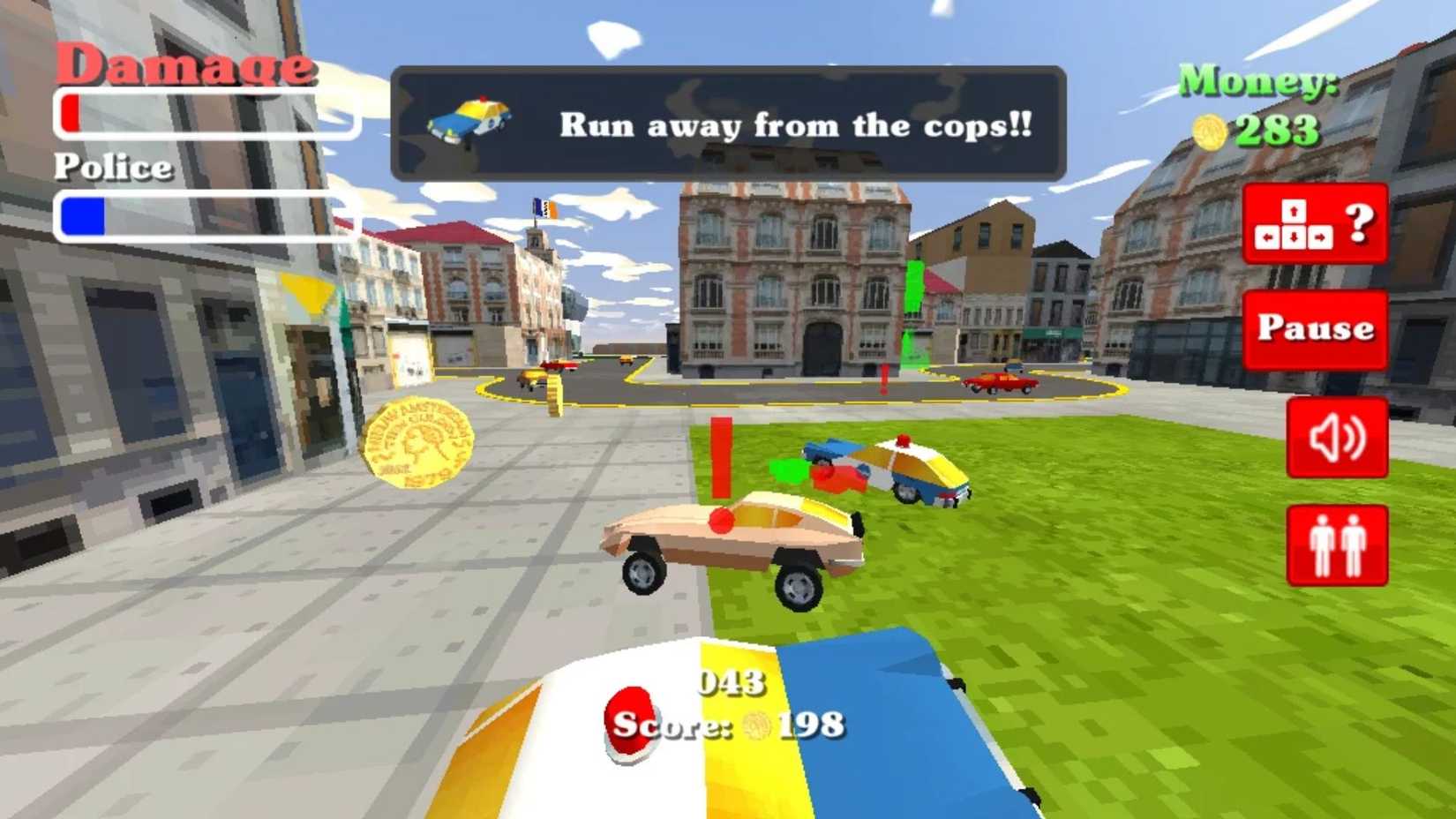 Blacktop Car Chase from Poki.com