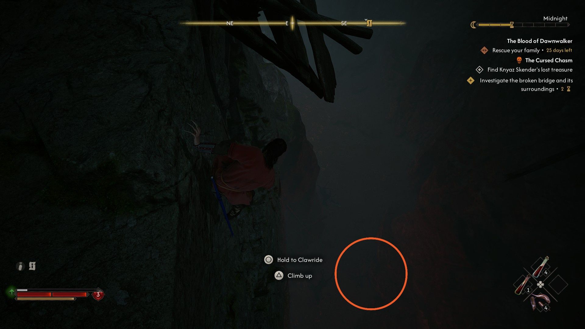 Blood of Dawnwalker Broken Carriage under bridge