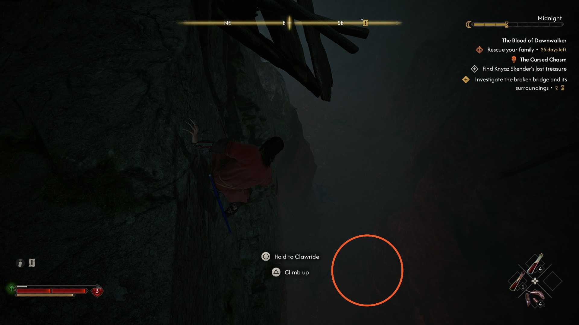 Blood of Dawnwalker Broken Carriage under bridge