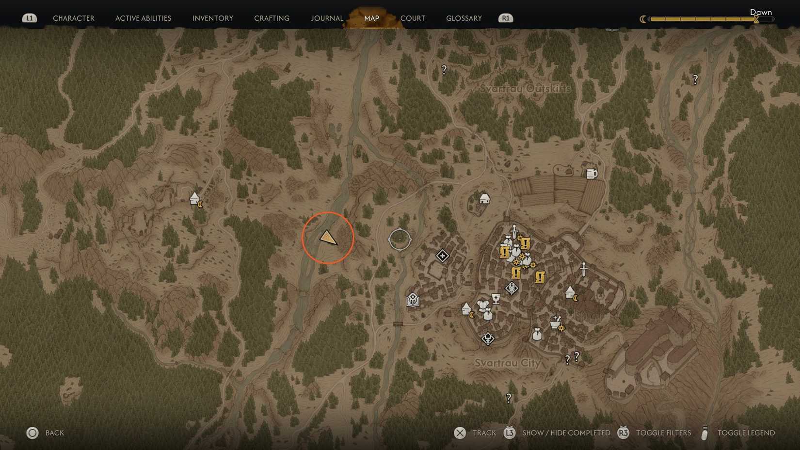 Blood of Dawnwalker Kingslayer map location