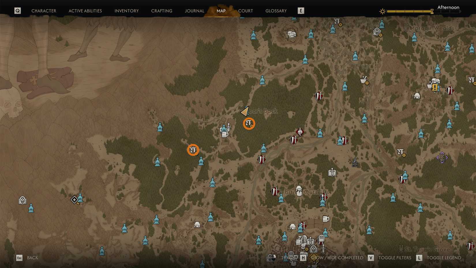 Boar’s Back Ancient Ruin Locations In The Blood Of Dawnwalker