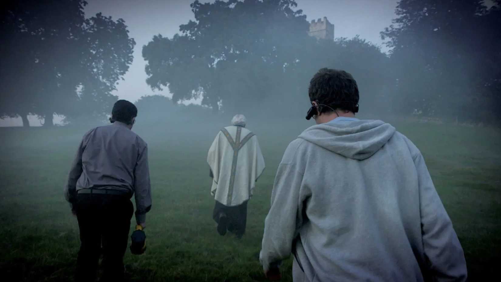Gordon Kennedy, Robin Hill and Patrick Godfrey as Deacon, Gray and Calvino in The Borderlands