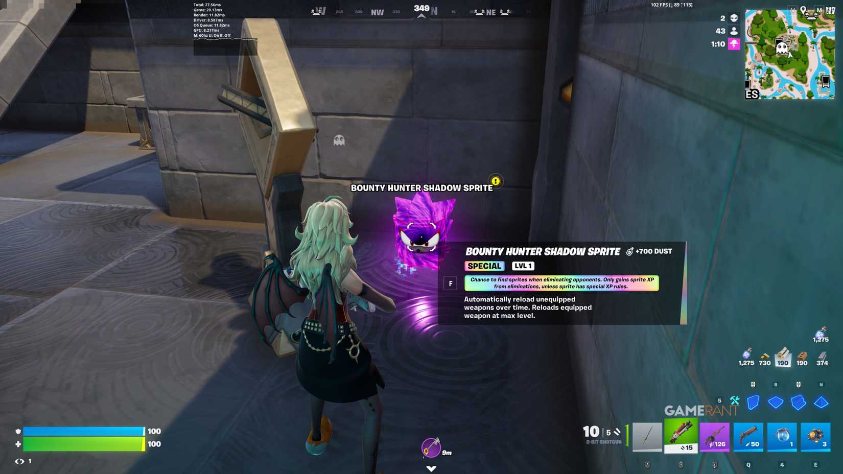 Bounty Hunter Sprite - How To Get - Fortnite - 1