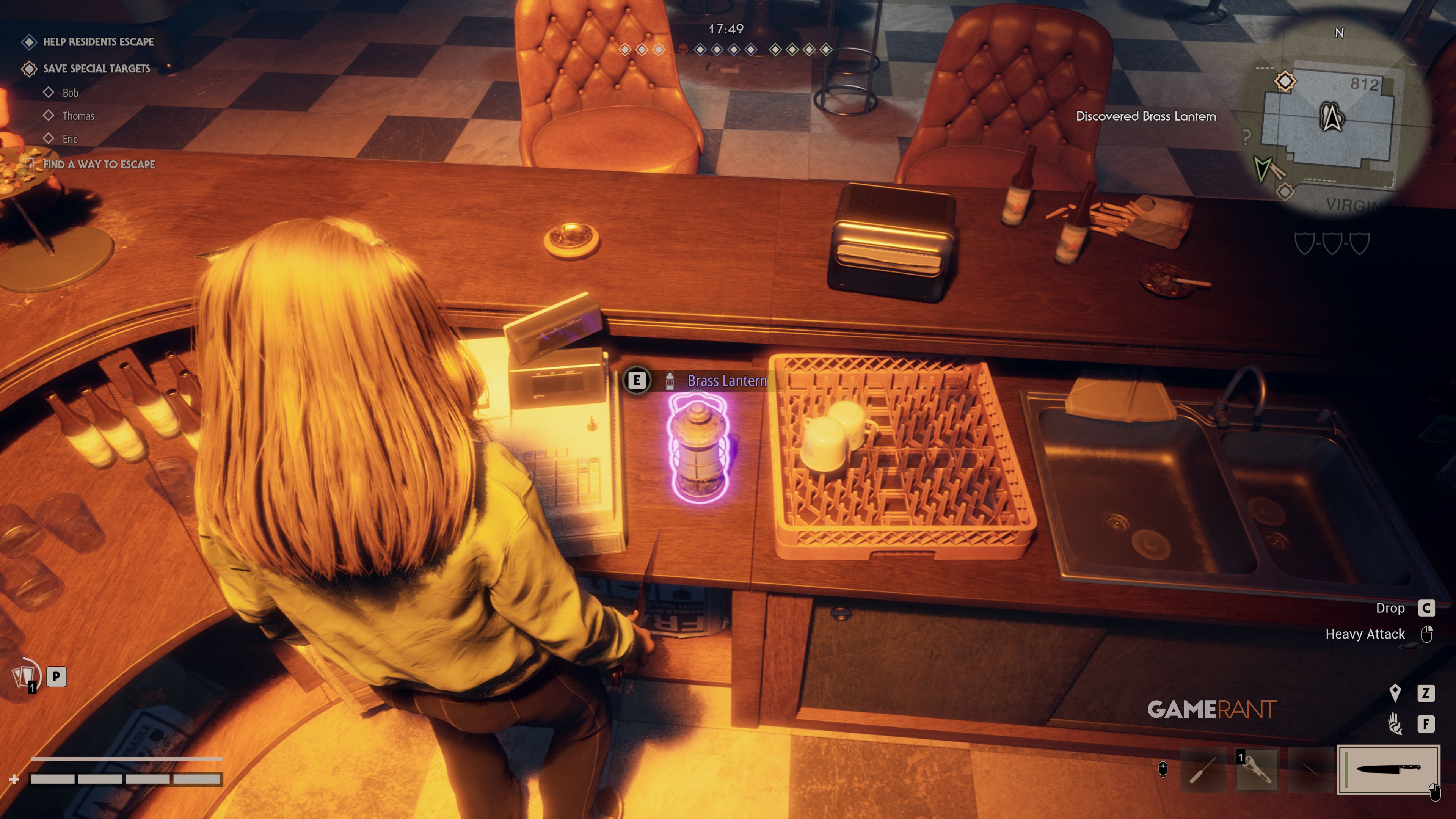 Brass Lantern in Halloween The Game