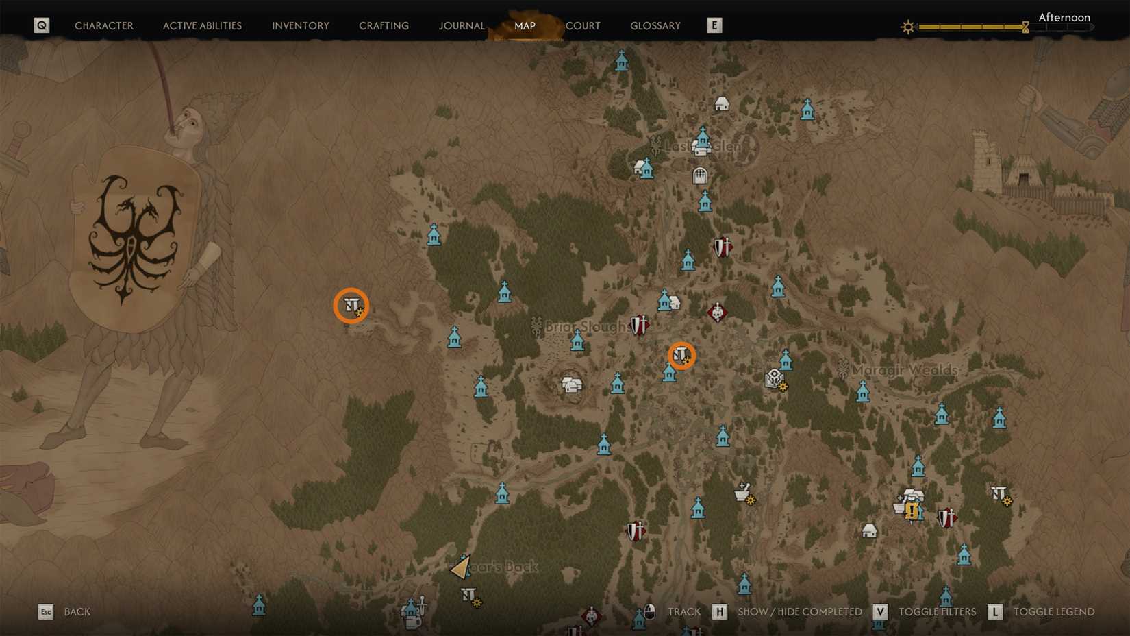 Briar Sloughs Ancient Ruin Locations In The Blood Of Dawnwalker