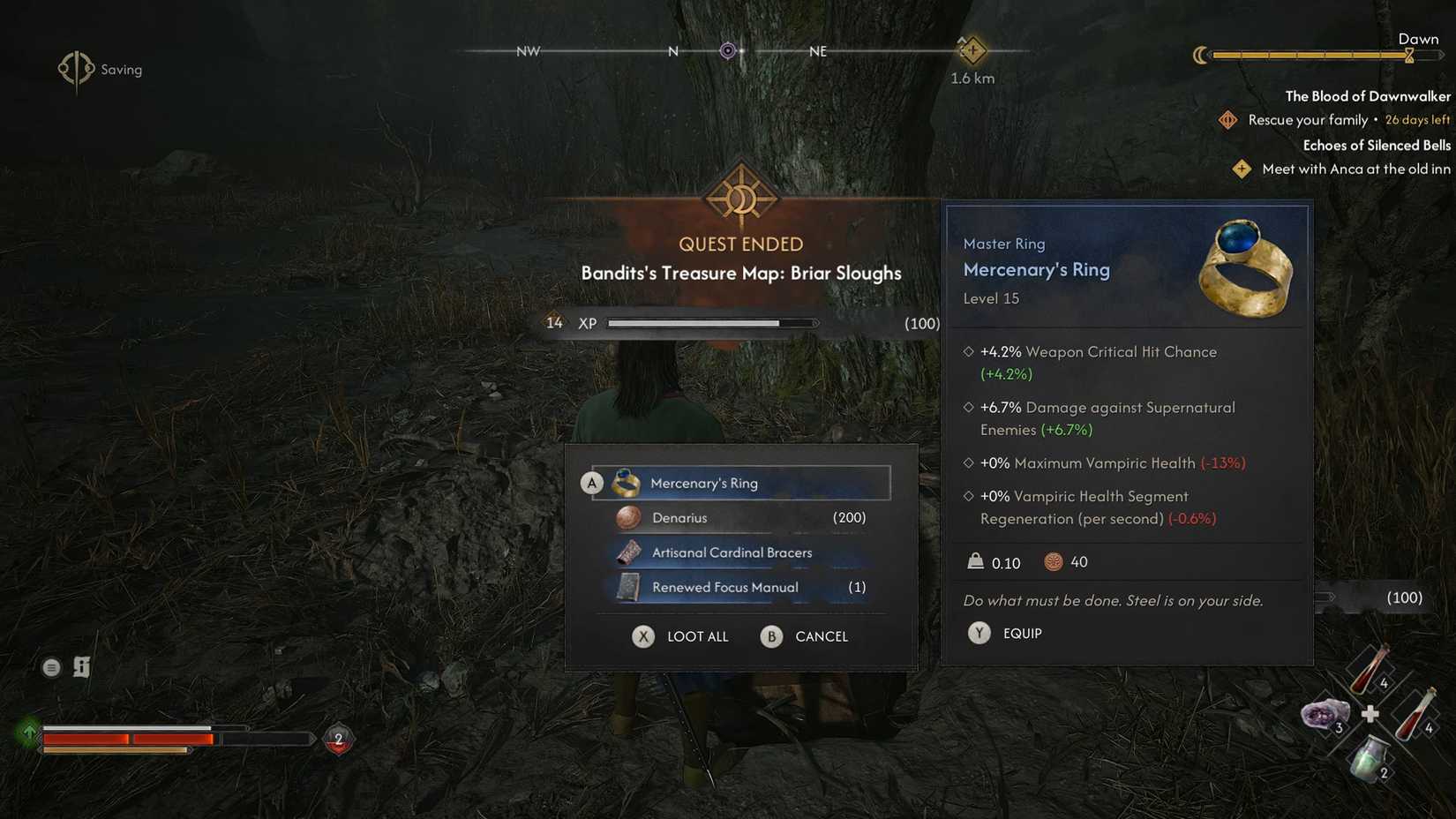 Briar Sloughs Treasure Location 7 In The Blood Of Dawnwalker