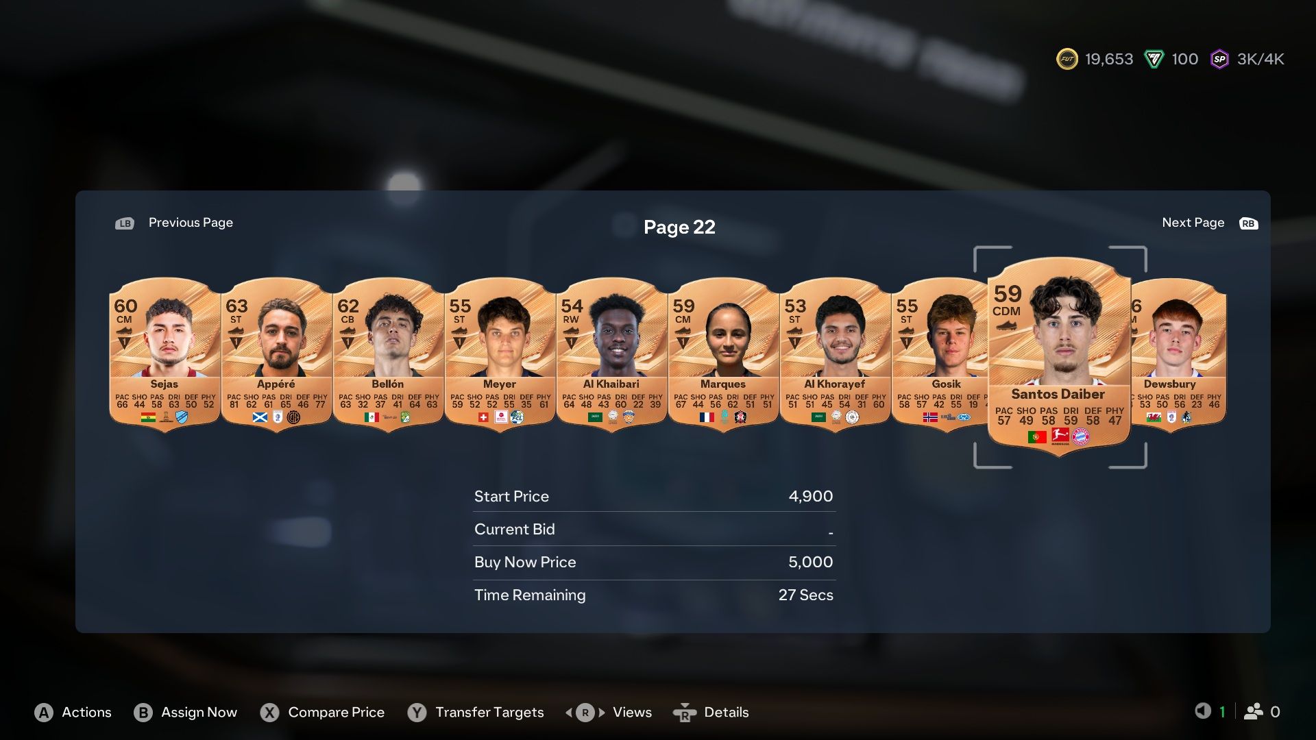 Bronze Player Price 2 - FC 27-1