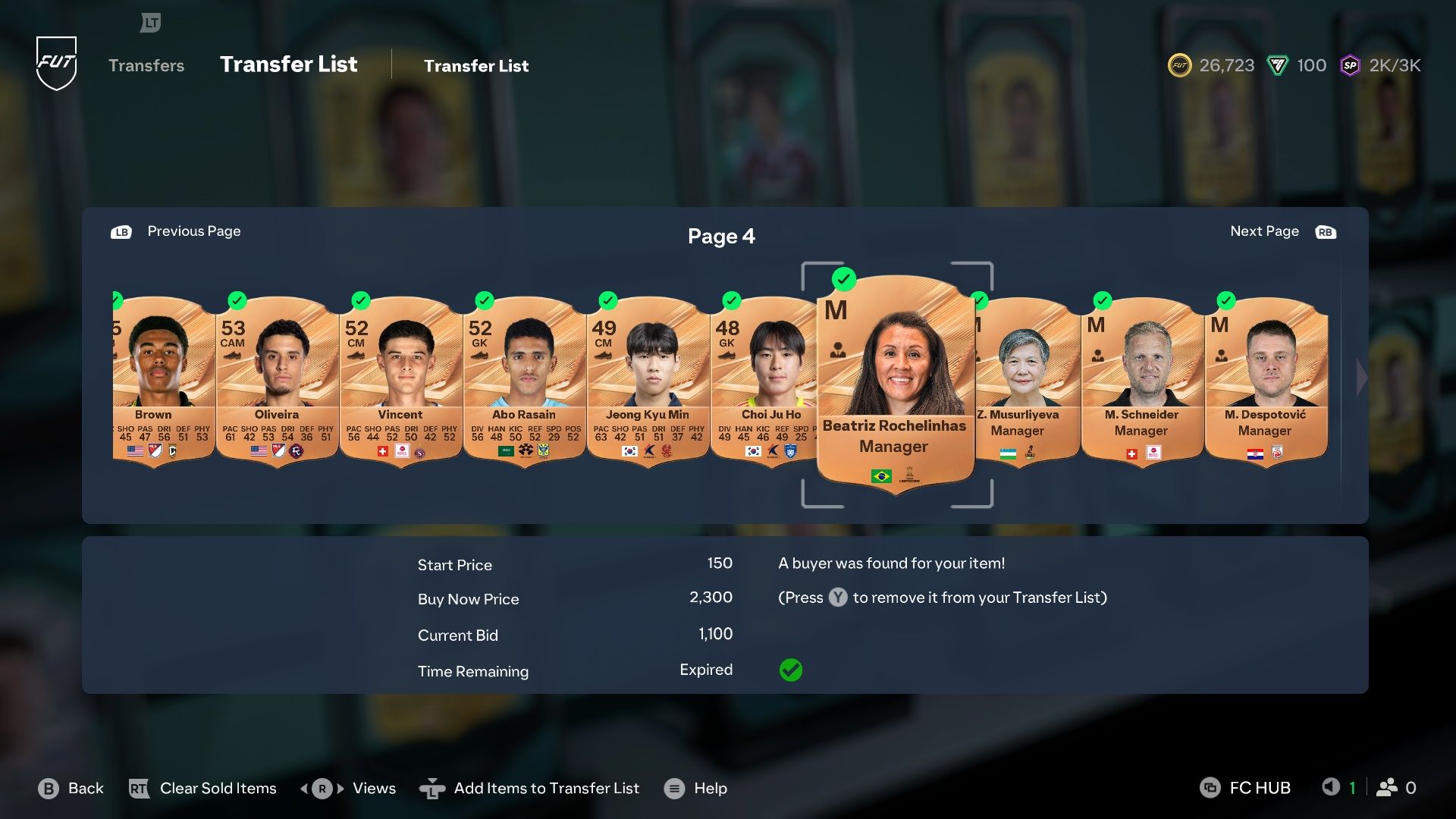 Bronze Player Sold 2 - FC 27