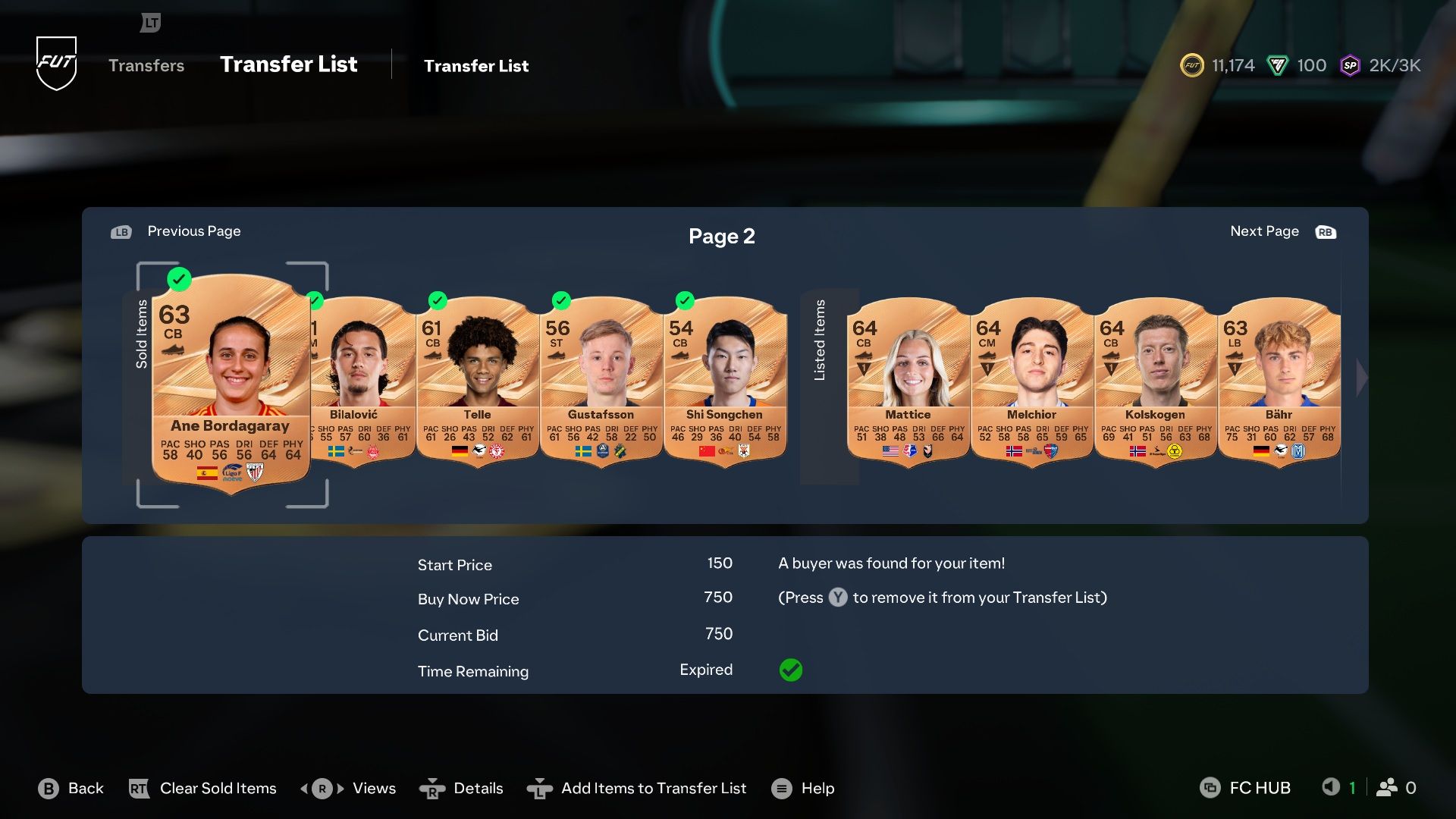 Bronze Player Sold 3 - FC 27
