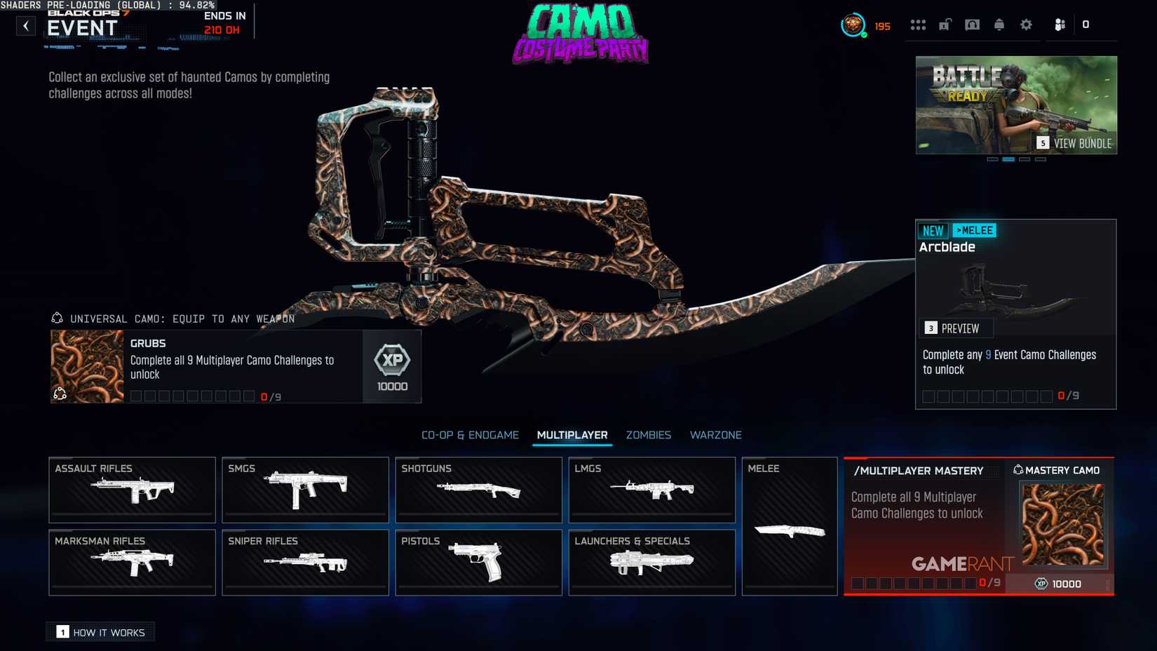 Camo Costume Party Event - Black Ops 7 - Multiplayer Camos