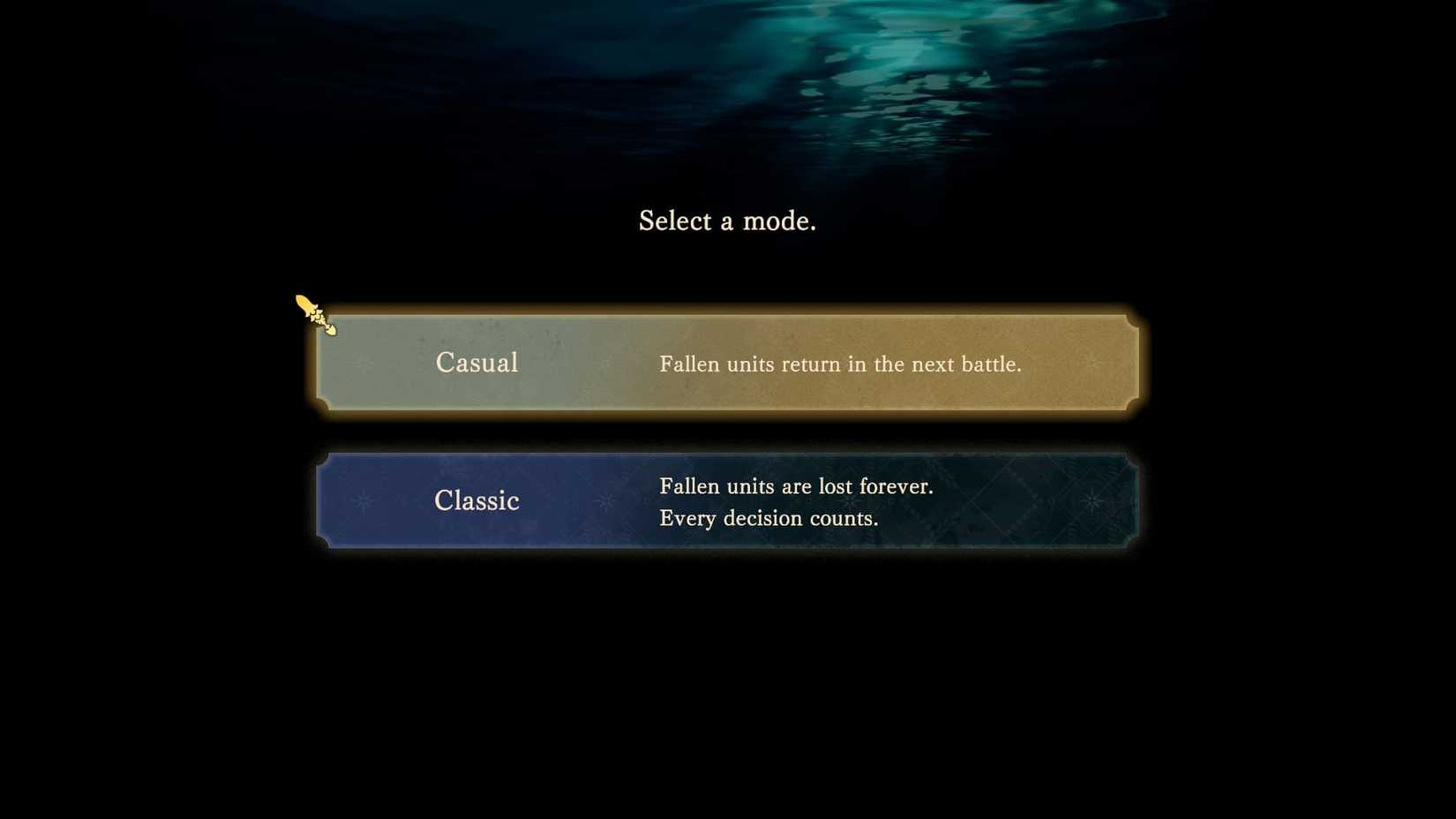 casual and classic modes in fire emblem fortune's weave