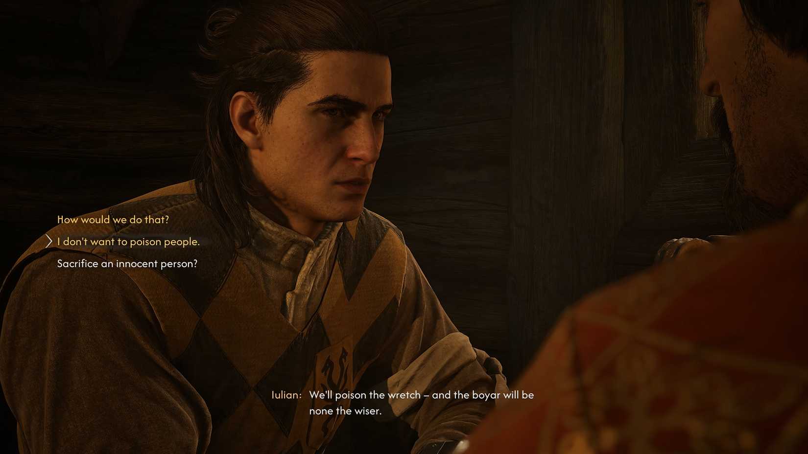 choice to poison people in Gilded Gauntlet in The Blood of Dawnwalker
