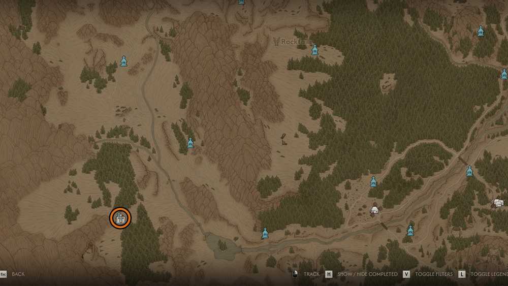 Localiza&ccedil;&atilde;o da loja de Constantin em The Blood of Dawnwalker