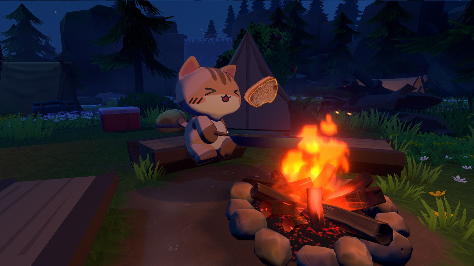 cozy campfire club press screen 3