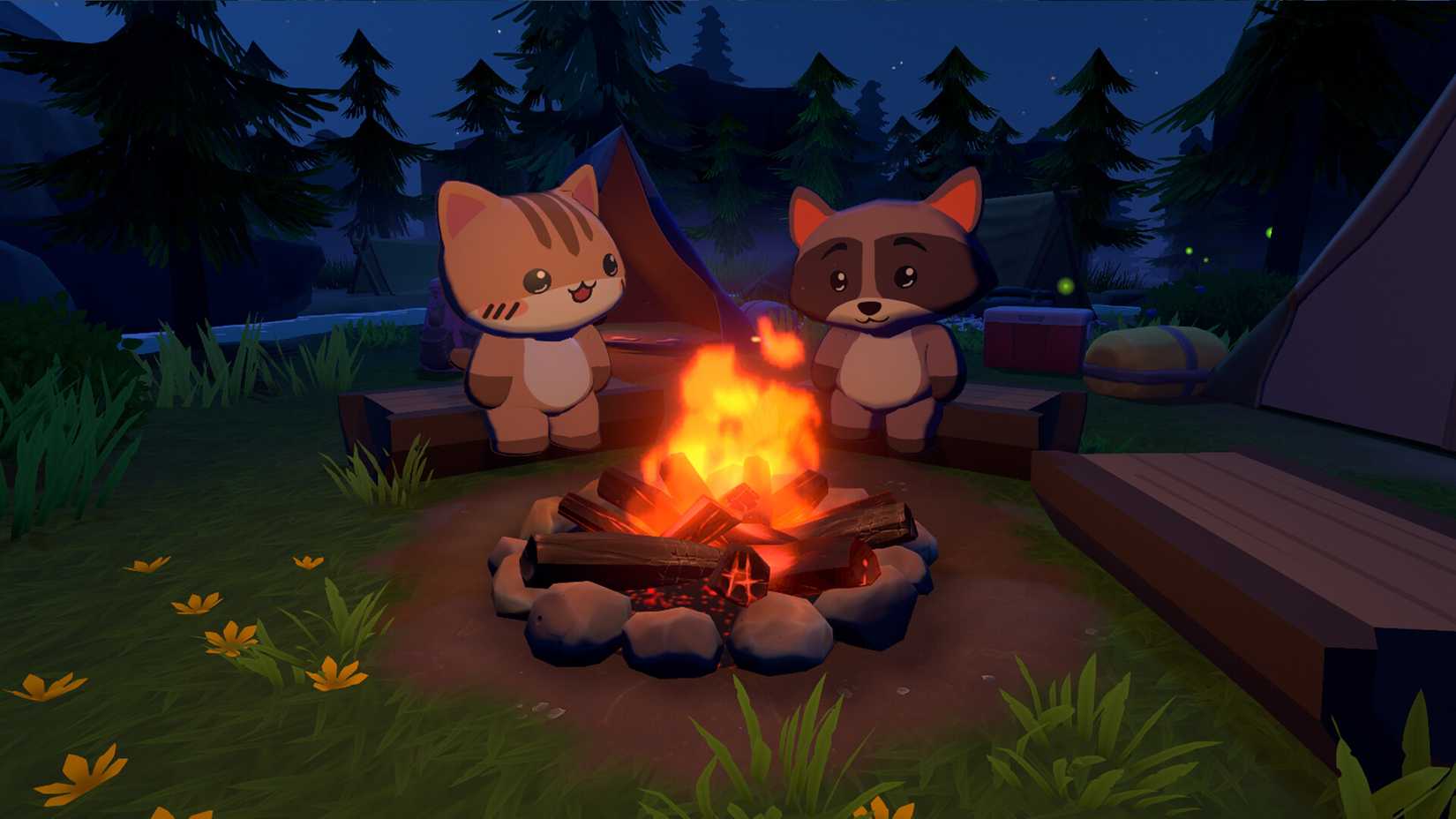 cozy campfire club press screen 6