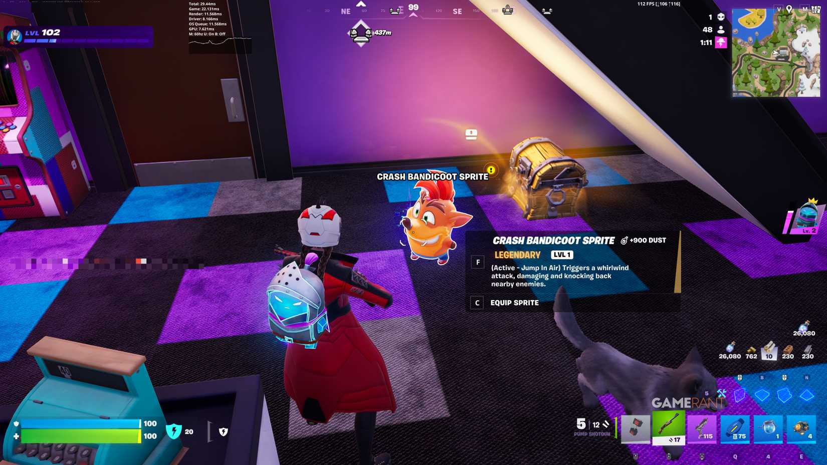 Crash Bandicoot Sprite - Fortnite - 1