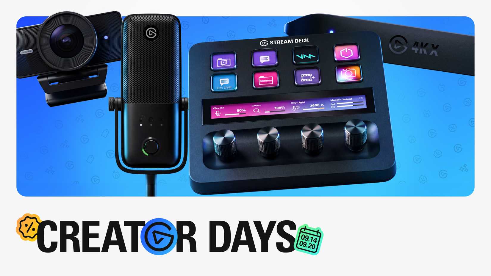 Save 25% off Elgato products during Creator Days