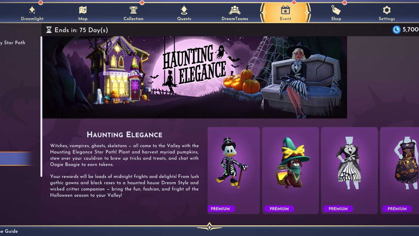 ddv haunting elegance star path disney dreamlight valley
