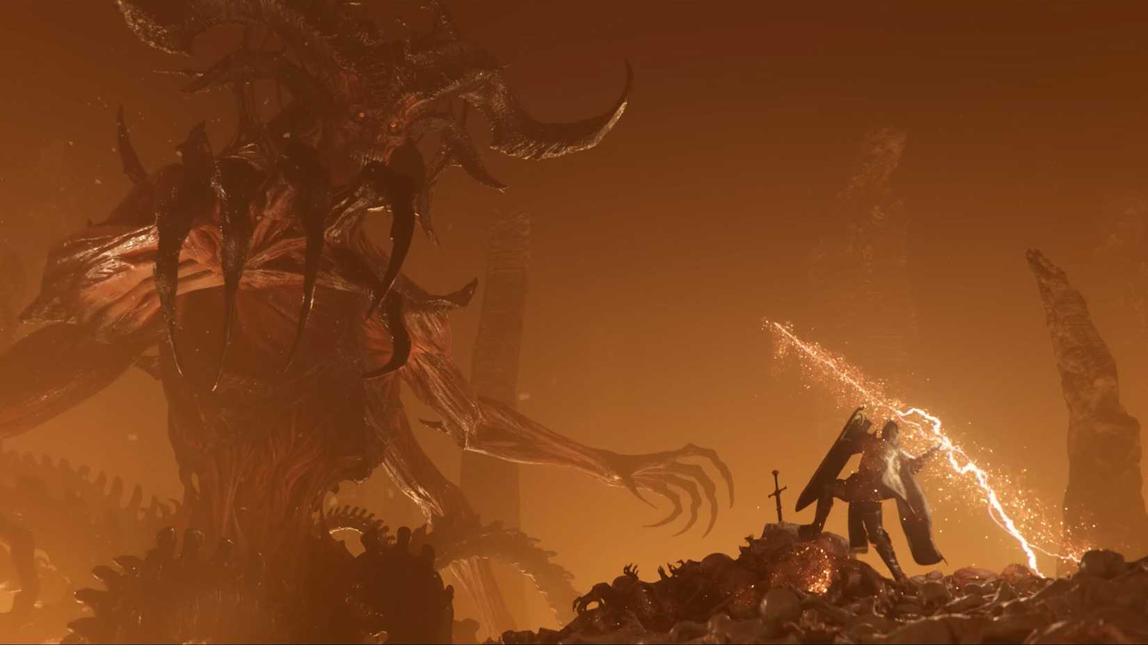 diablo 4 mephisto versus a paladin