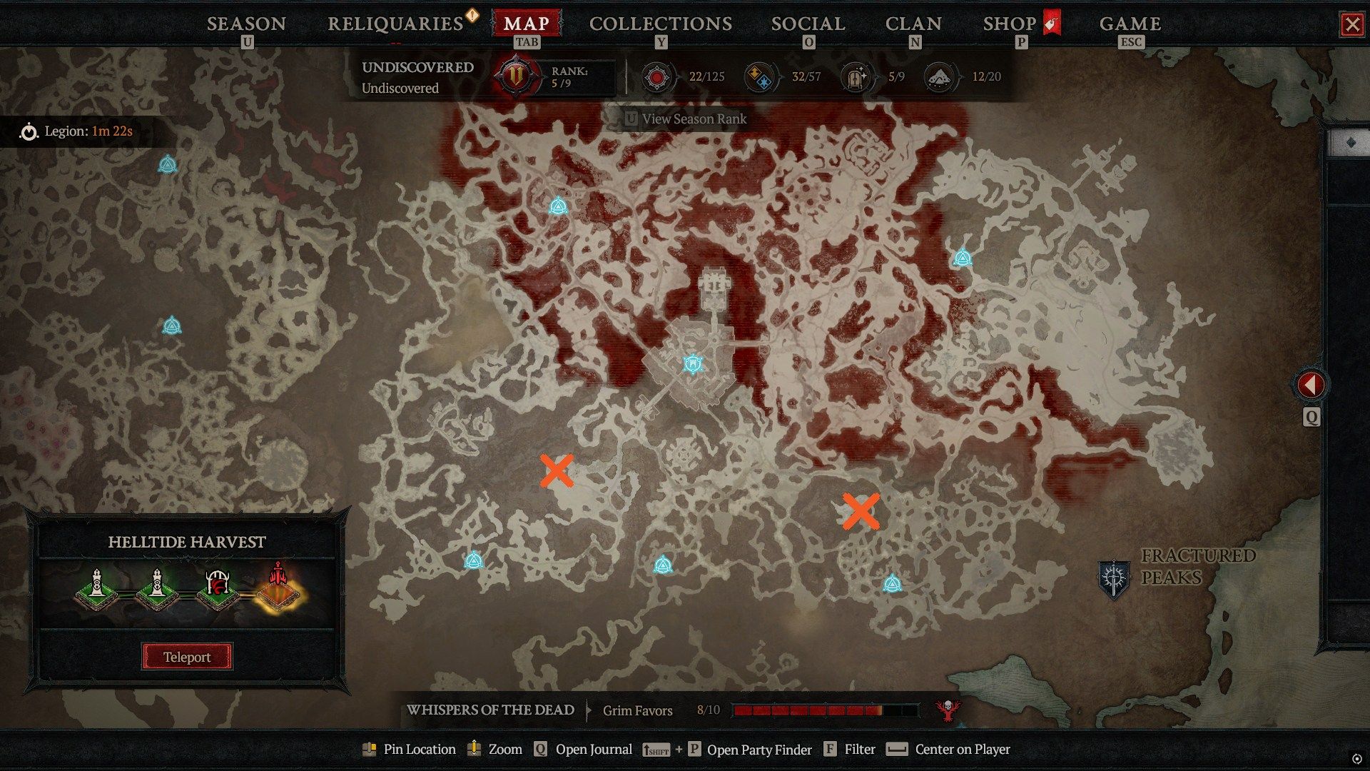 Diablo 4 Fractured Peaks Deckard's Journal Locations