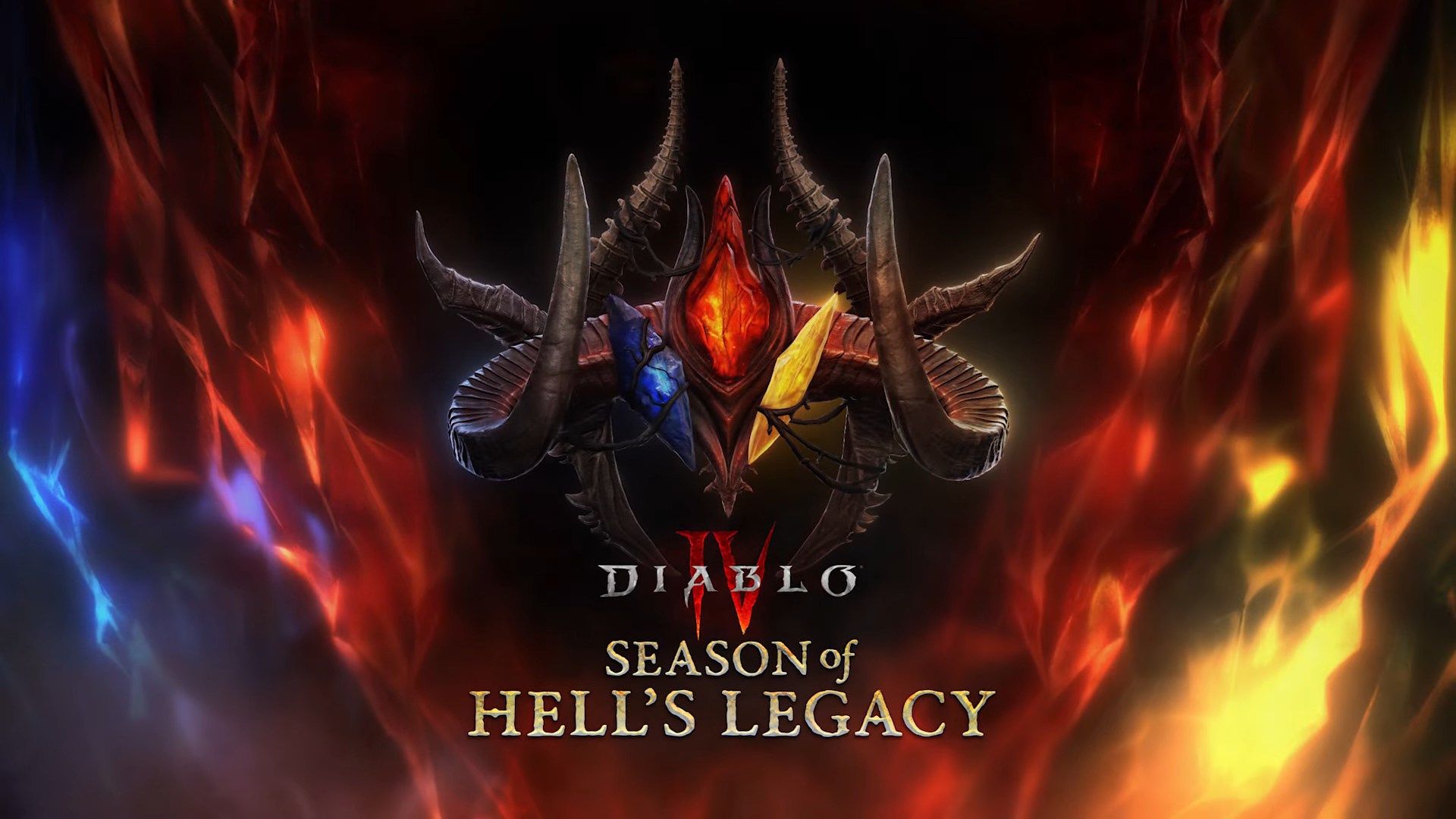 The splash for Diablo 4 Season of Hell's Legacy