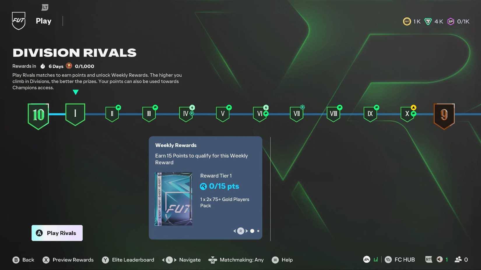 division rivals rewards times in ea fc 27