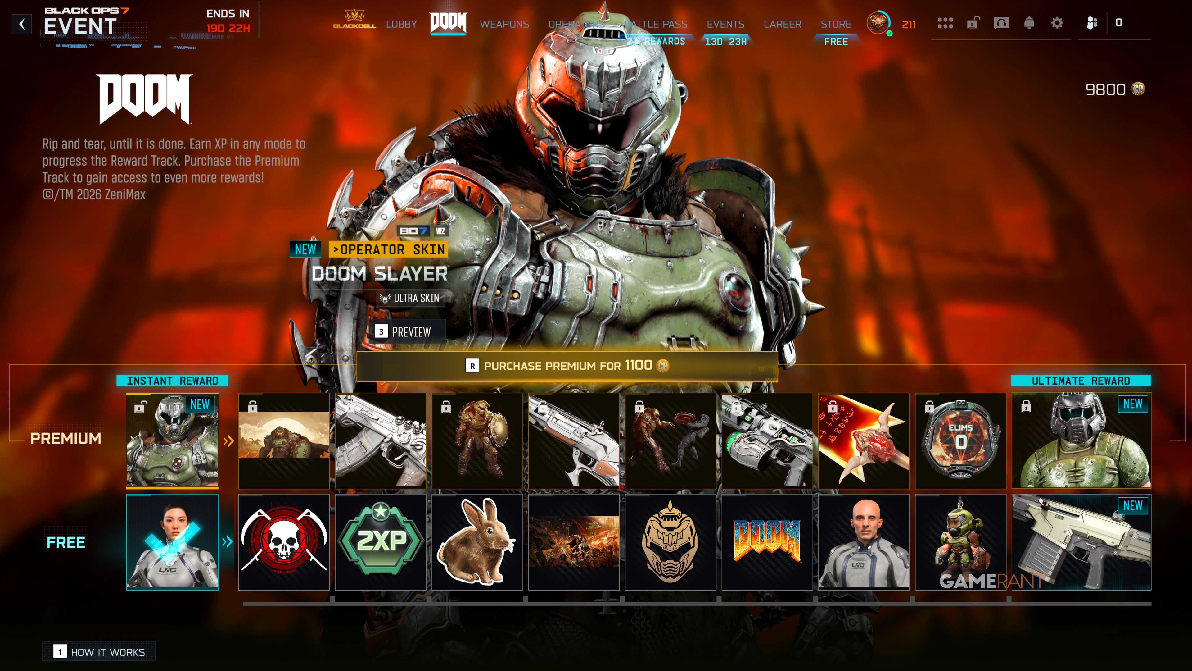 Doom Event Pass - Black Ops 7 - 1-1