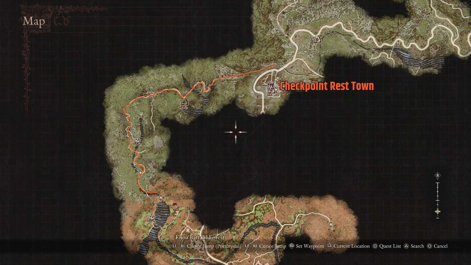 DD2 Mountain Pass farming route
