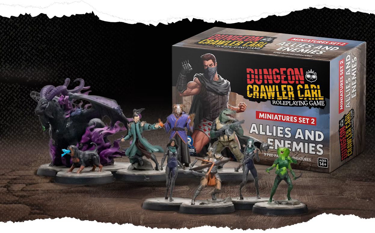 Dungeon Crawler Carl RPG tabletop backerit crowdfunding promo image (1)
