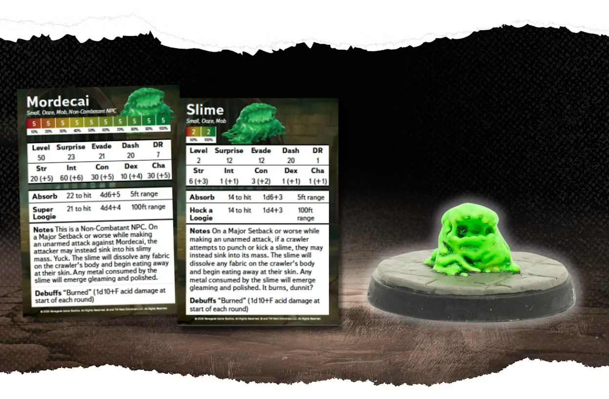 Dungeon Crawler Carl RPG tabletop backerit crowdfunding promo image (4)