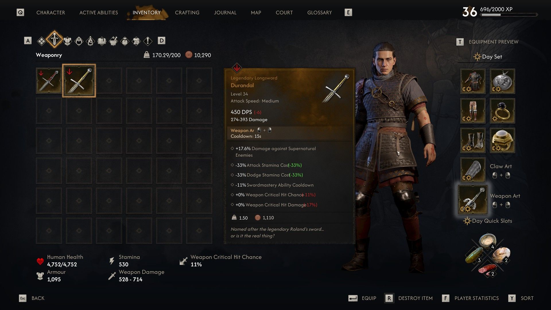 Durandal The Blood of Dawnwalker
