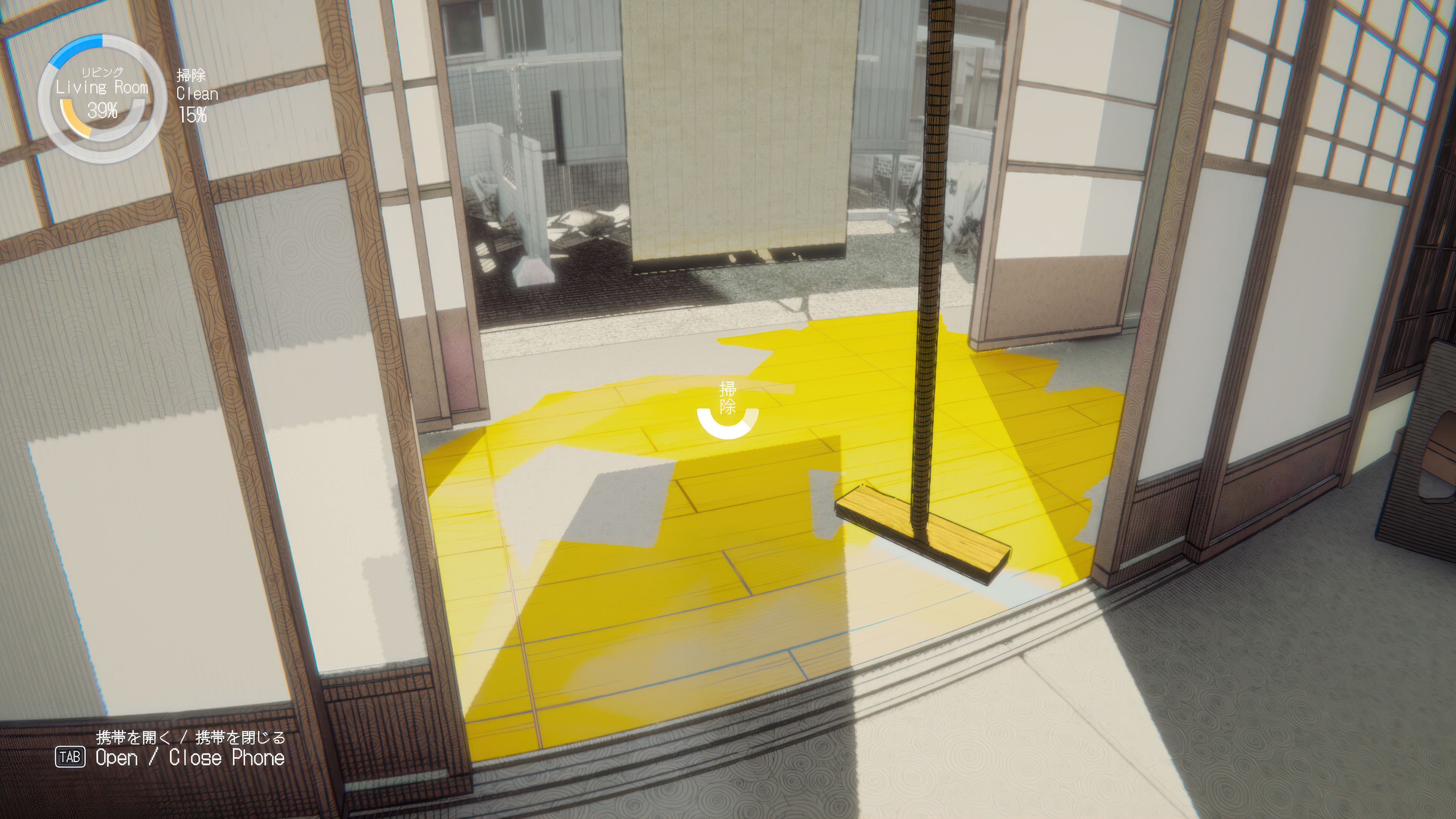 Cleaning up a yellow hallway in Dust till Dawn