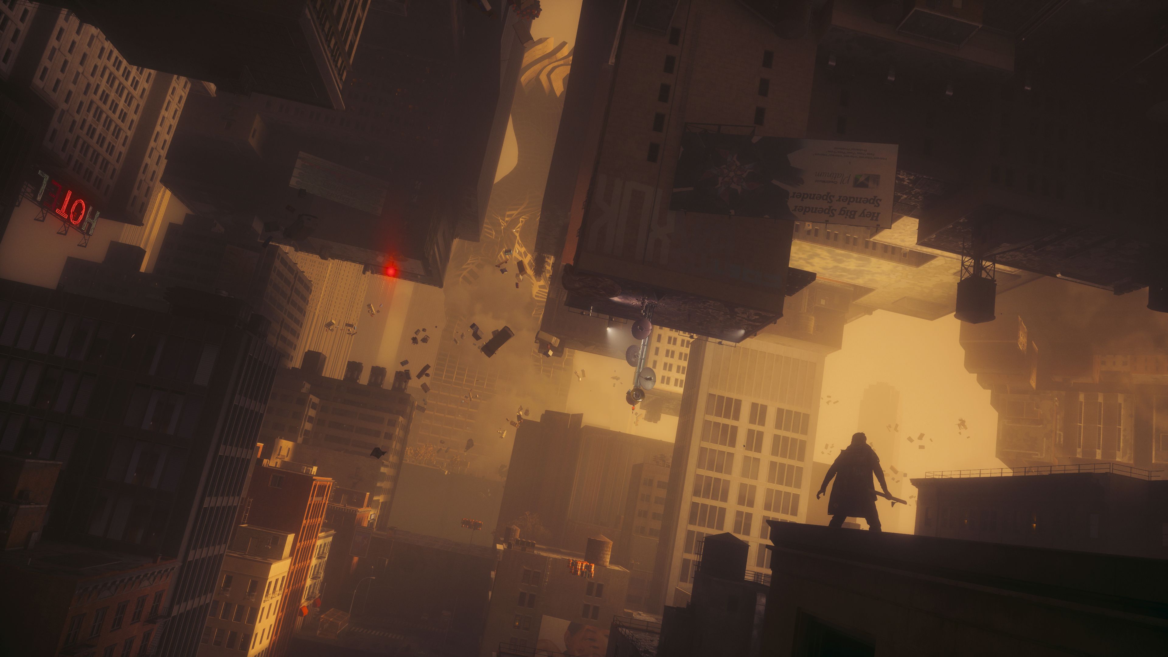 Dylan exploring the open world in Control Resonant