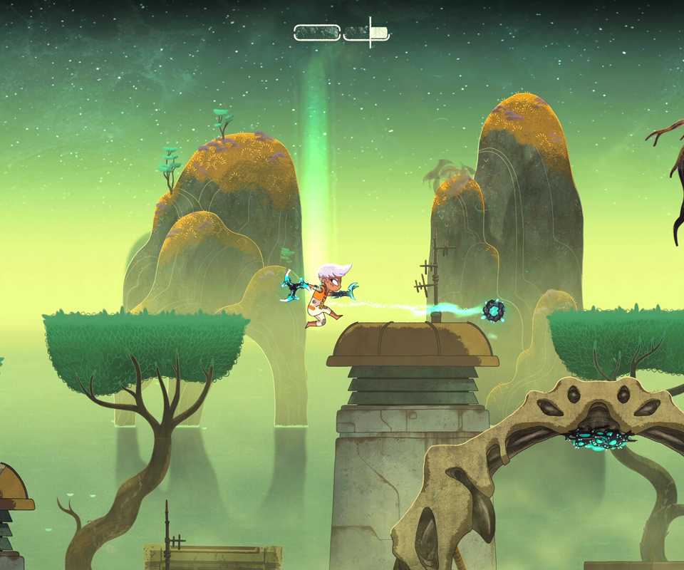 Echo Weaver protagonist firing a ranged attack