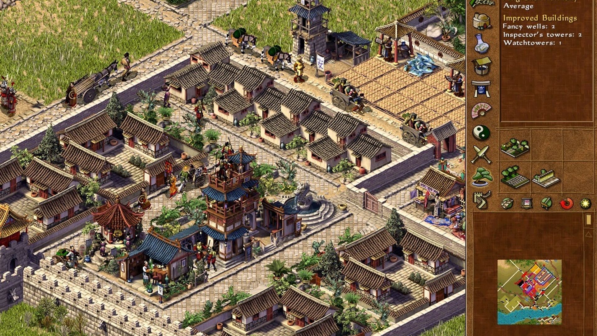 emperor rise of the middle kingdom city builder game 2002 buildings