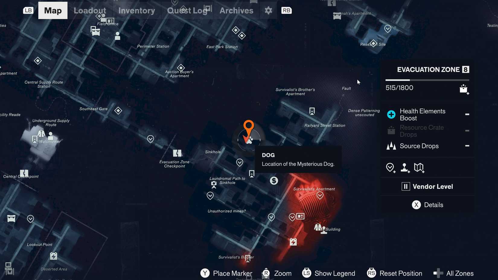 Evacuation Dog Location Control Resonant