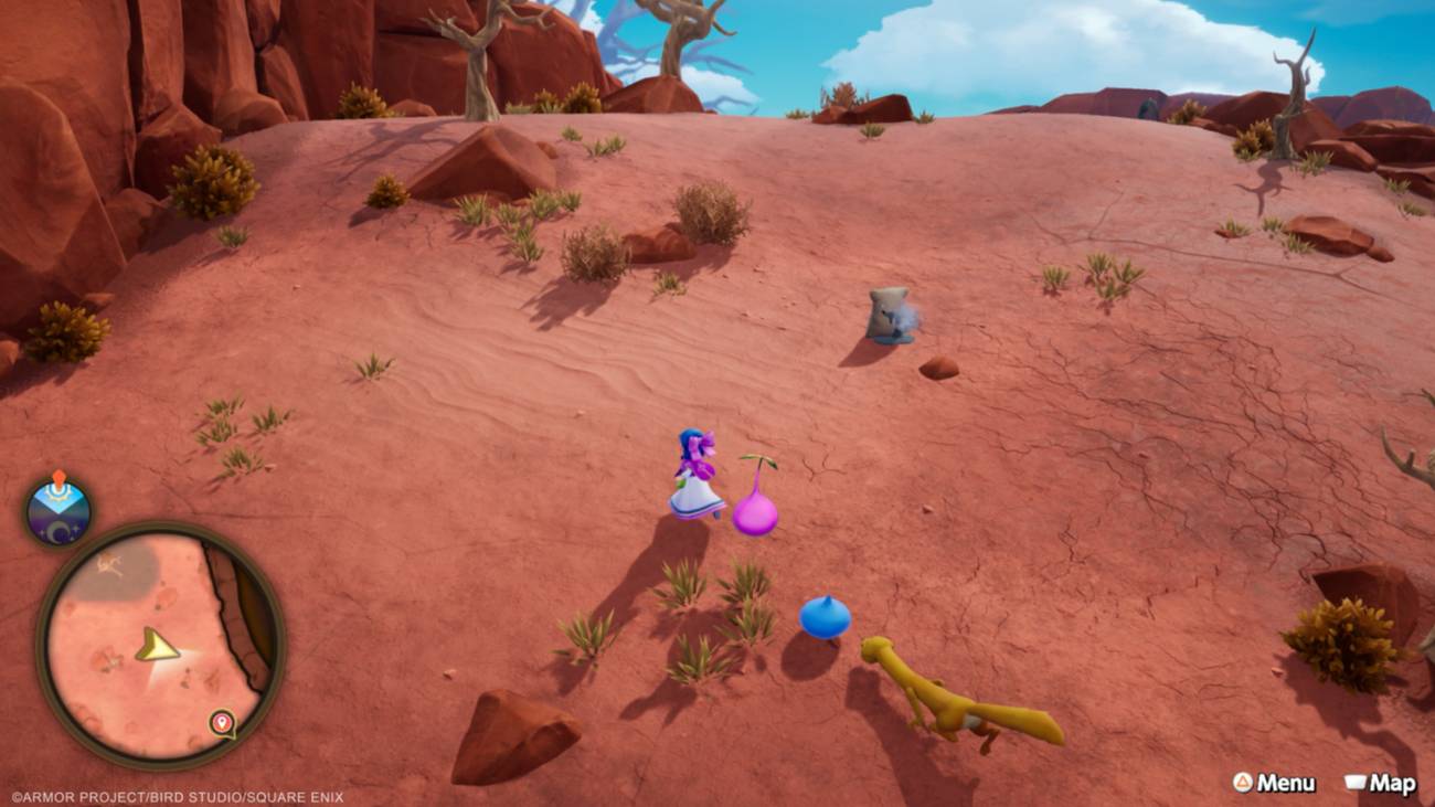 exploring in withered world dq monsters