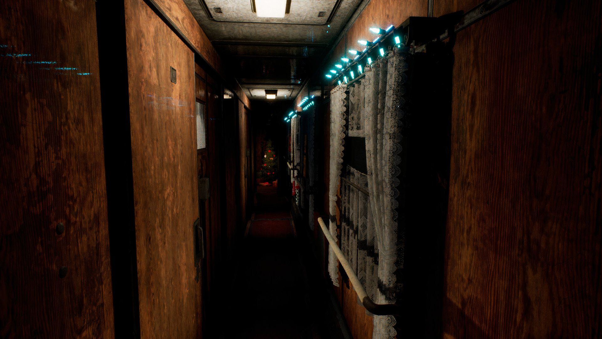 the train hallway in express no. 6.