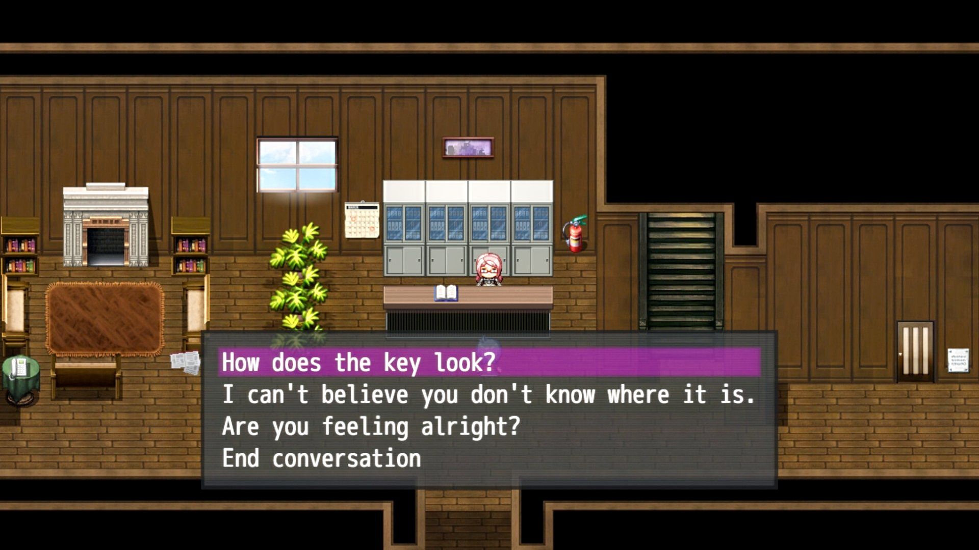 character interactions in facing the rain.