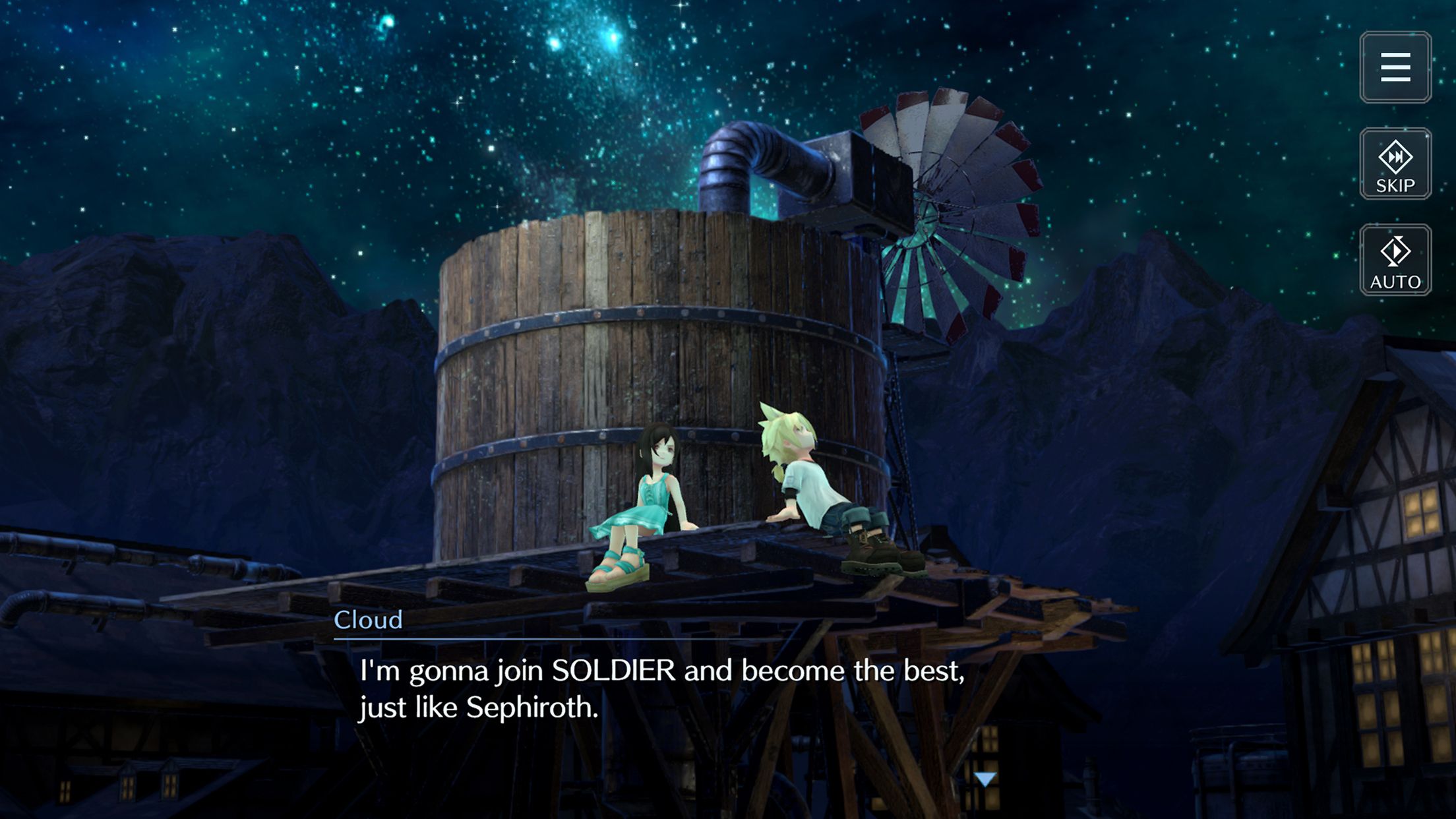 ff7 ever crisis young cloud and tifa