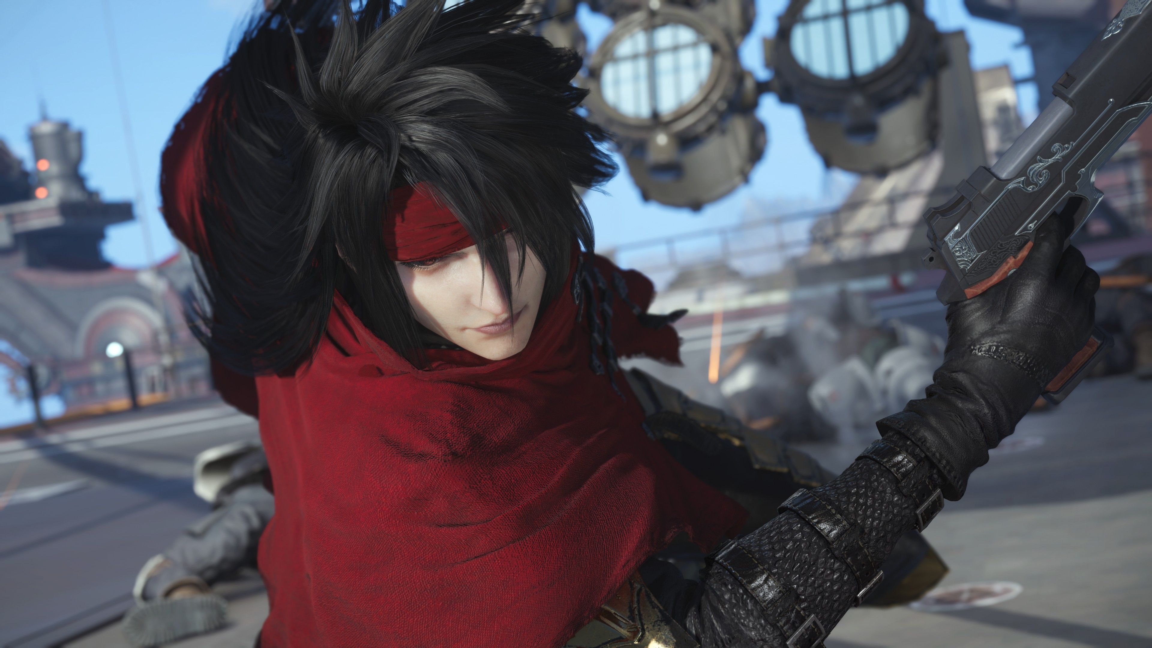 Final Fantasy 7 Revelation Vincent Battle Pose