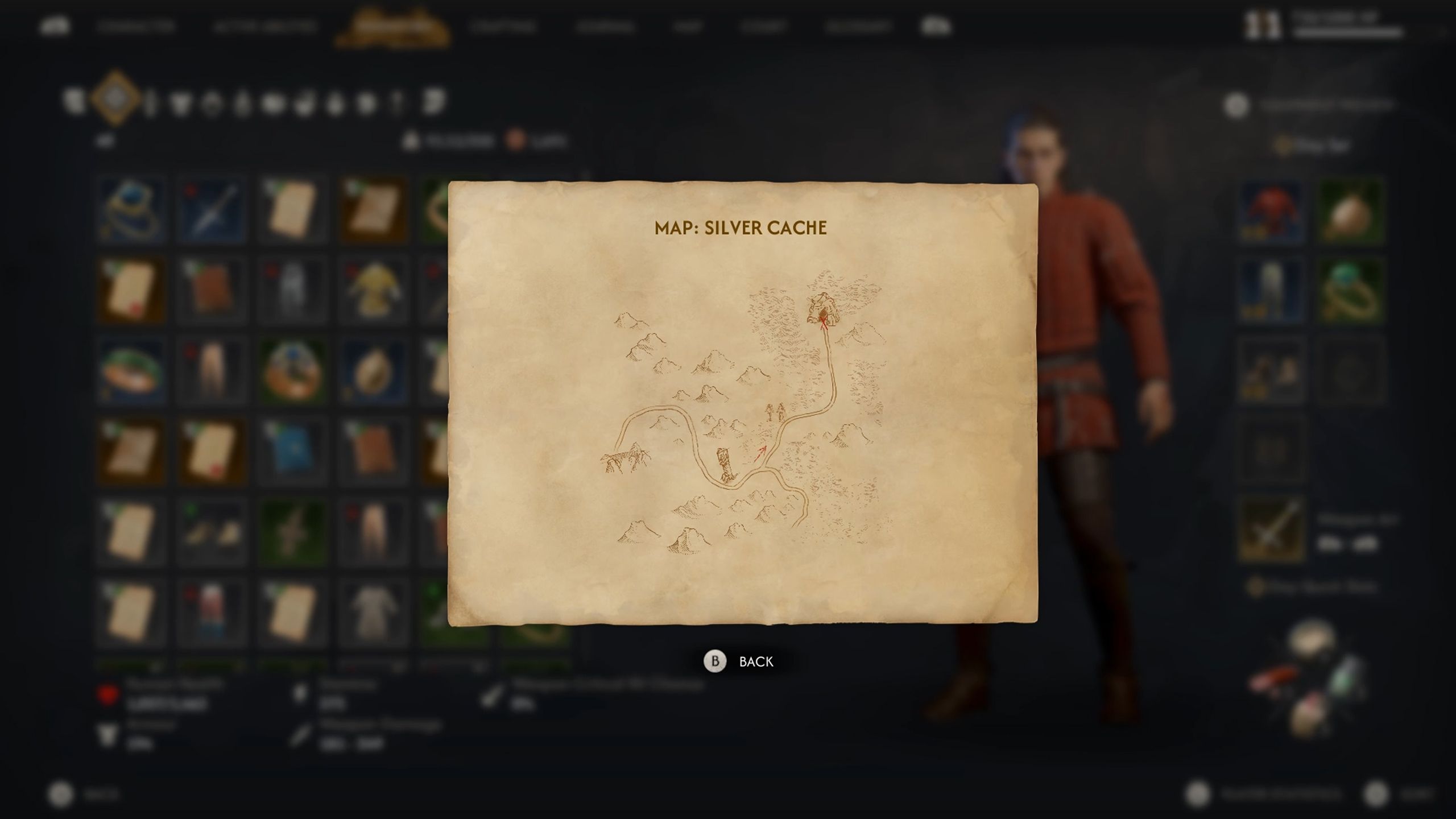 Lokasi Harta Karun Silver Cache di Peta Finders Keepers Blood Of Dawnwalker 6 Finders Keepers Quest 1 in the blood of dawnwalker