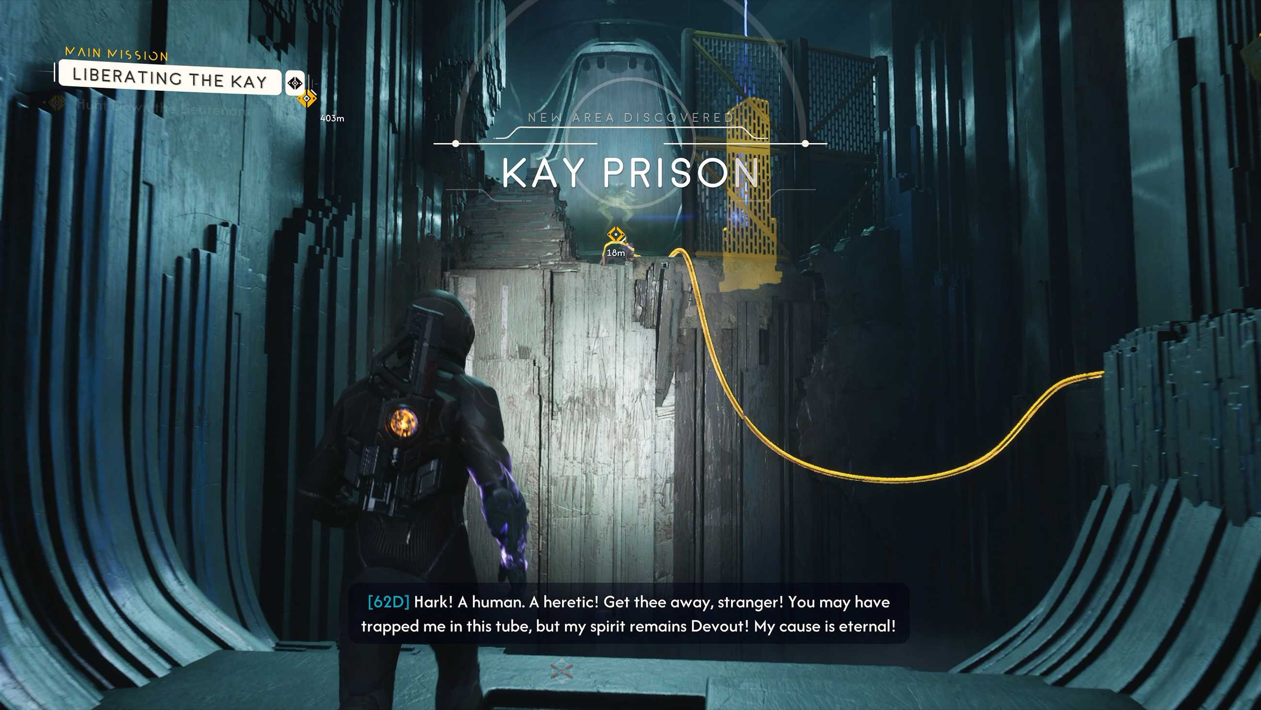 Finding an optional Kay prison in Exodus