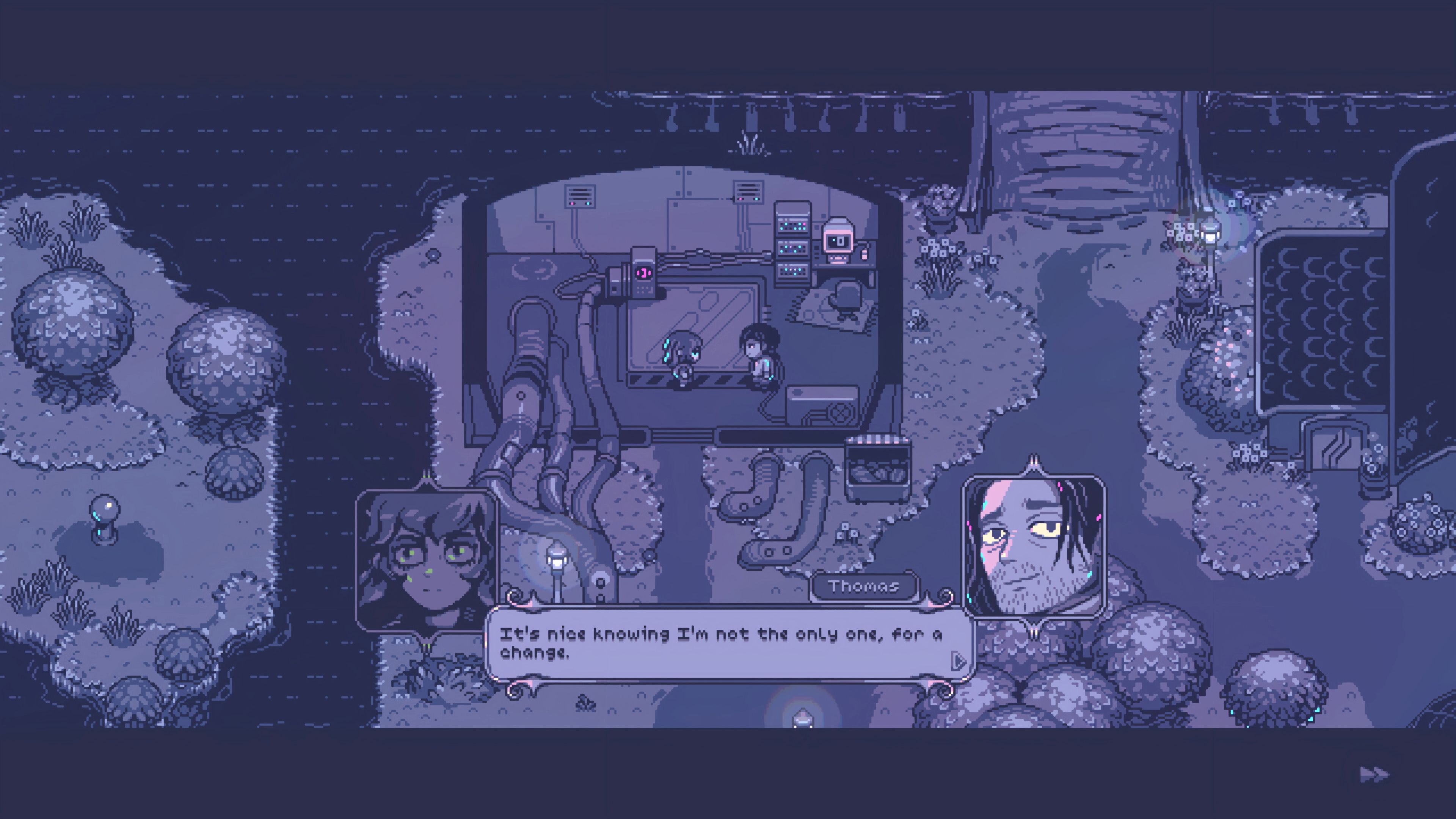 Fiona talking to Thomas in Neverway