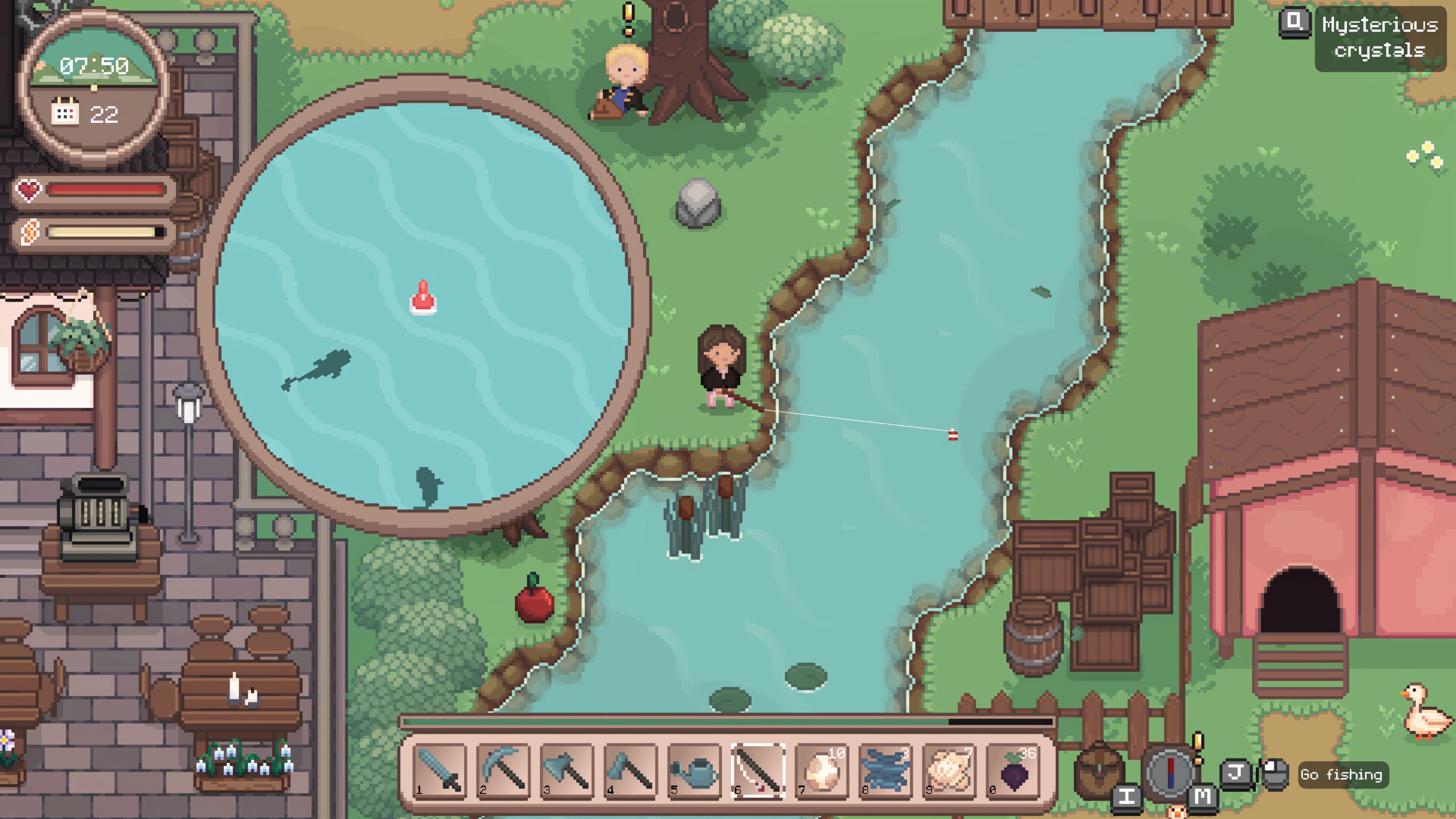 Fishing in Shinehill