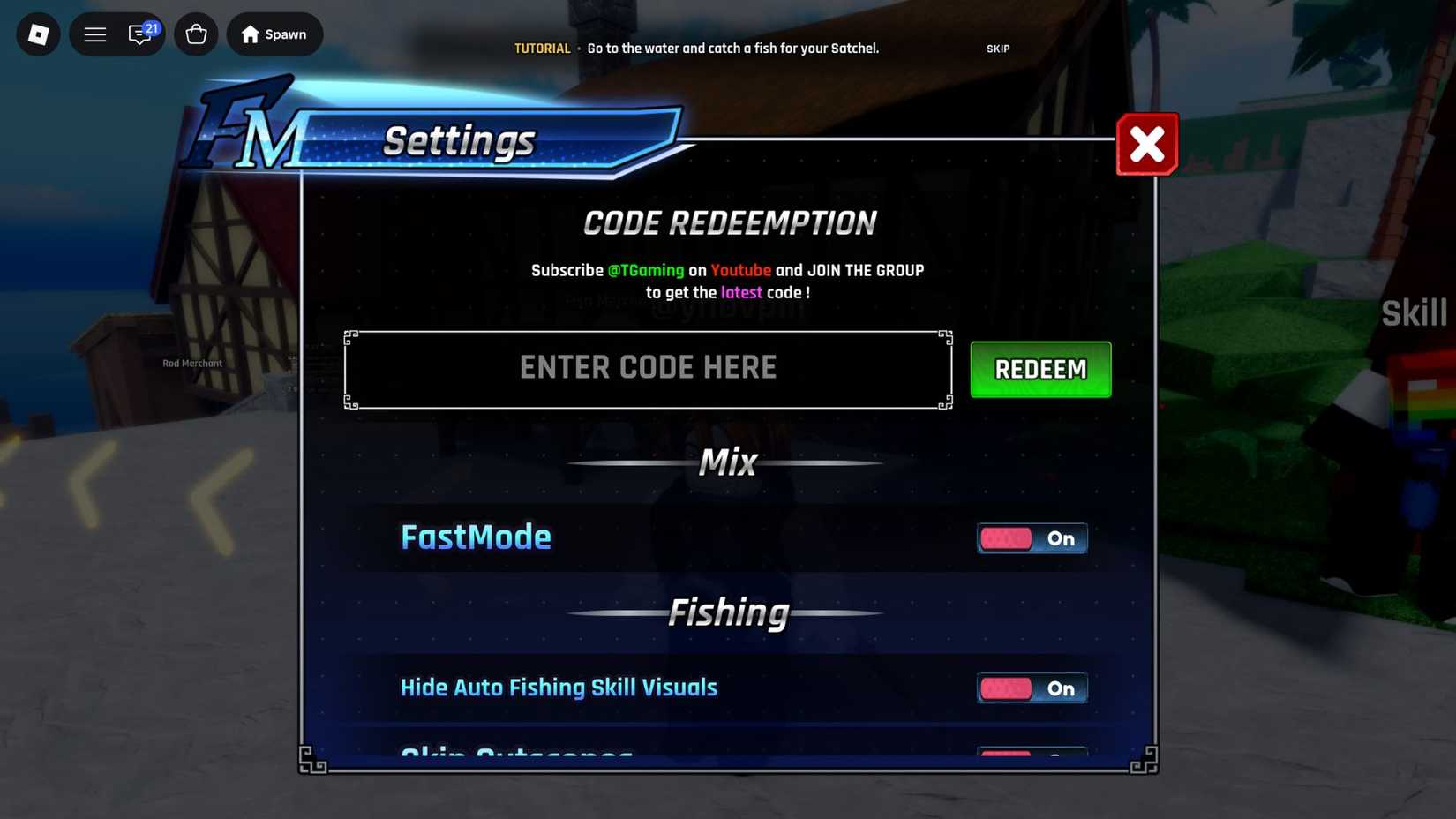 Fishing Master Codes