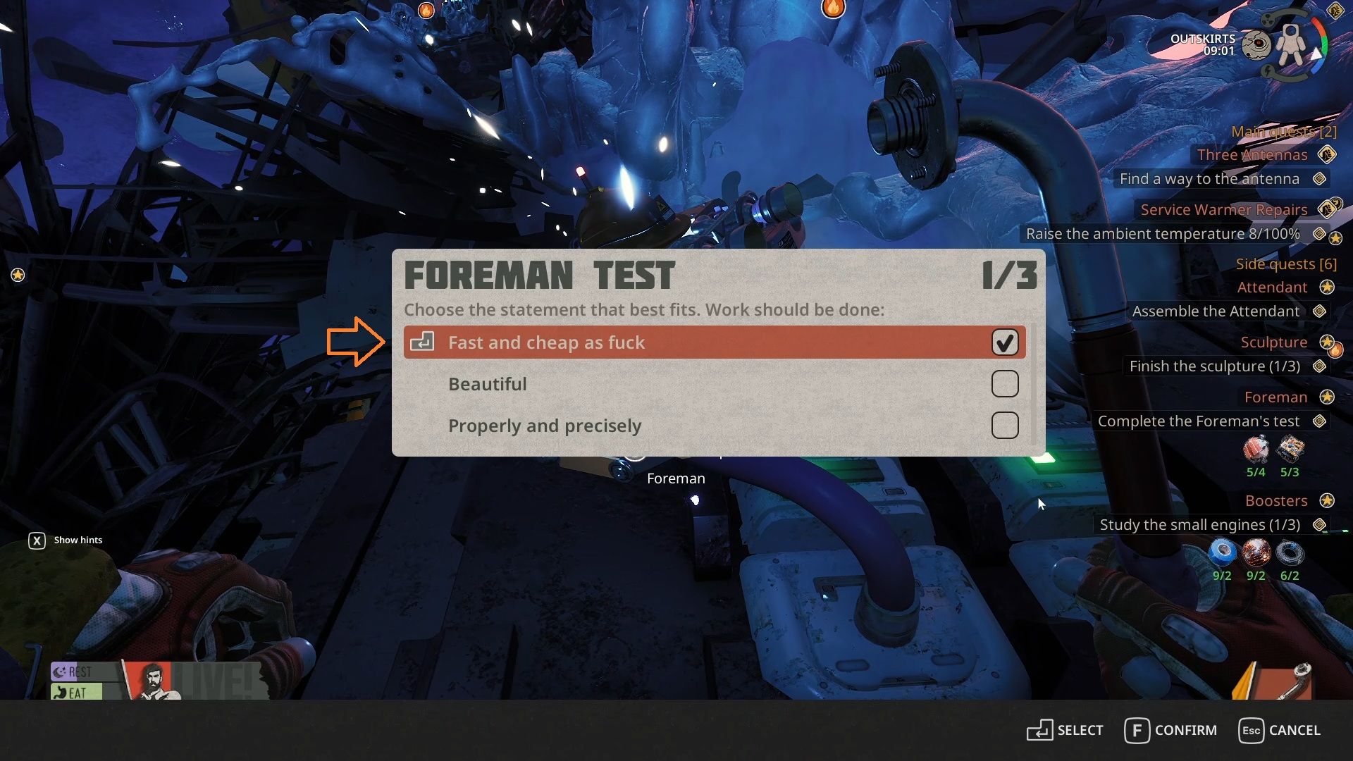 Foreman Answer 1 - Breathedge 2