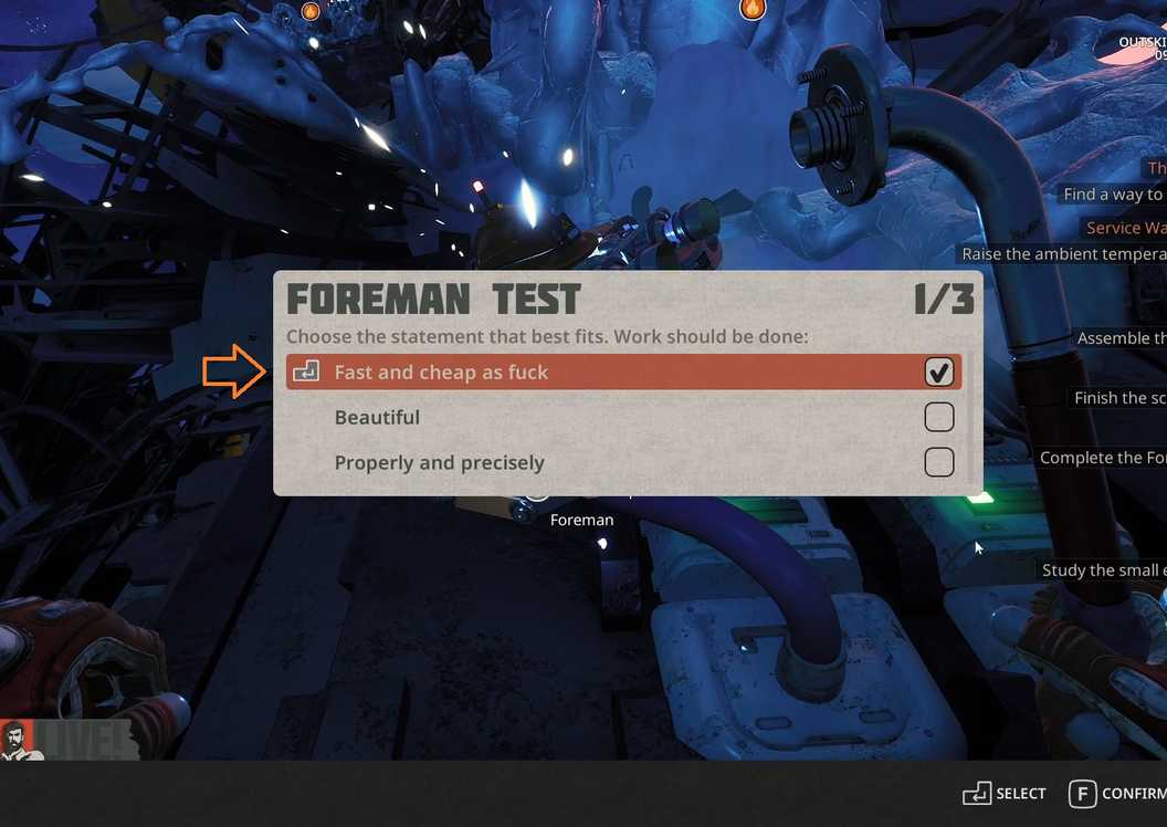 Semua Jawaban Tes Foreman di Breathedge 2 11 Foreman Answer 1 - Breathedge 2